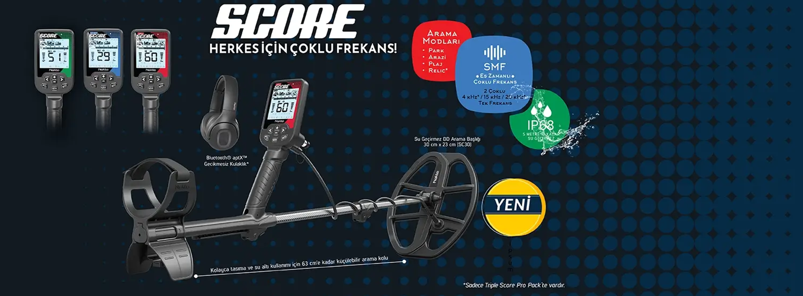 nokta dedektör fiyatları, Nokta Score Dedektör, Score dedektör, score 2 dedektör, score 3 dedektör