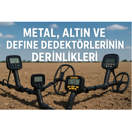 Metal, Altın ve Define Dedektörleri Derinlikleri: En Doğru Rehber
