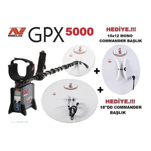 Minelab GPX 5000 Dedektör Kampanyalı