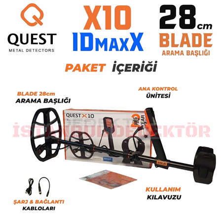 X10 IDmaxX Ayrımlı Dedektör