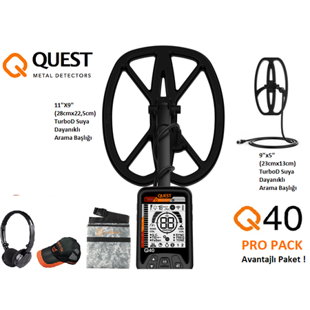 Deteknix Quest Q40 Pro Dedektör.