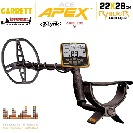 Garrett Ace Apex Dedektör Raider Başlıklı
