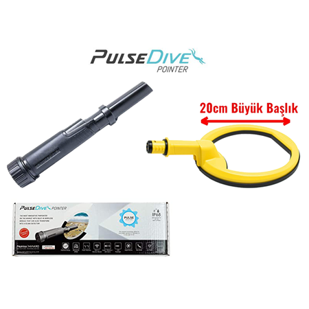PulseDive Pointer Dedektör + 20 cm Başlık