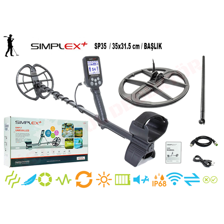 Nokta Simplex+ Dedektör + SP 35 Başlık
